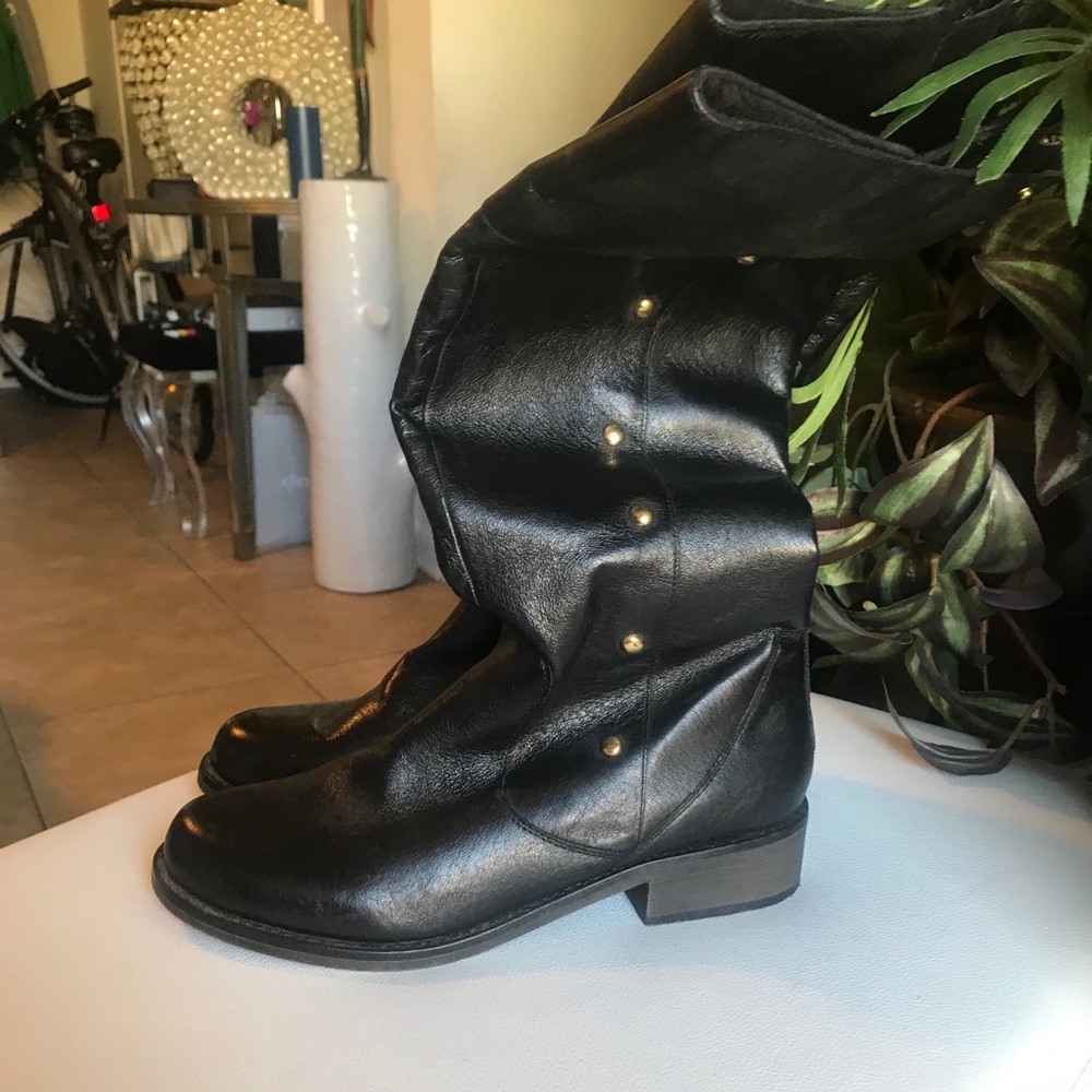 Steve Madden leather boots 8.5 pre-owned